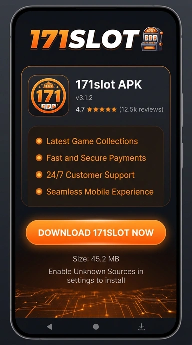 Tampilan halaman APK 171slot