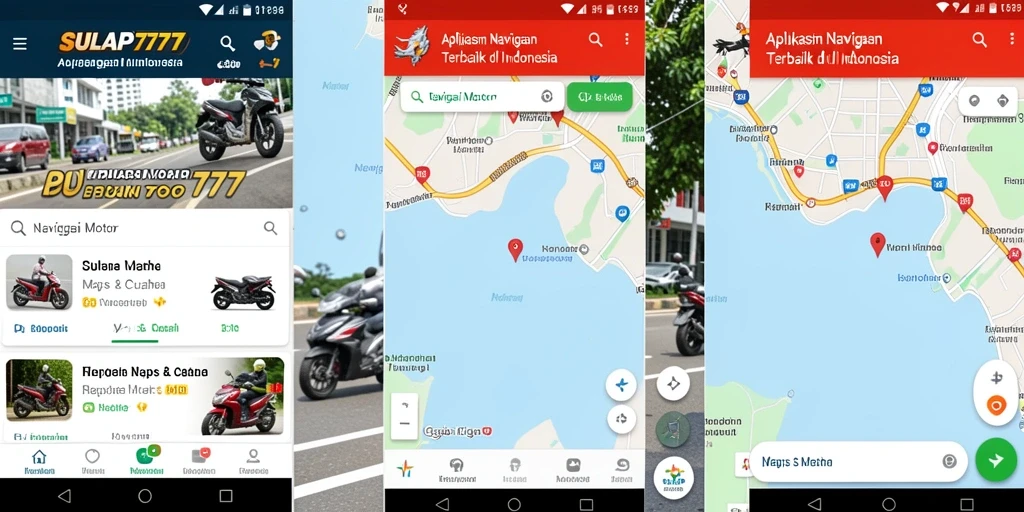Antarmuka SULAP777 yang intuitif untuk navigasi motor.